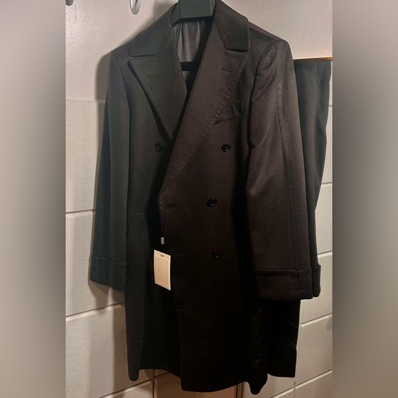 Suitsupply Suits & Blazers Suitsupply Dark Brown Cashmere Merano Topcoat 42s Poshmark
